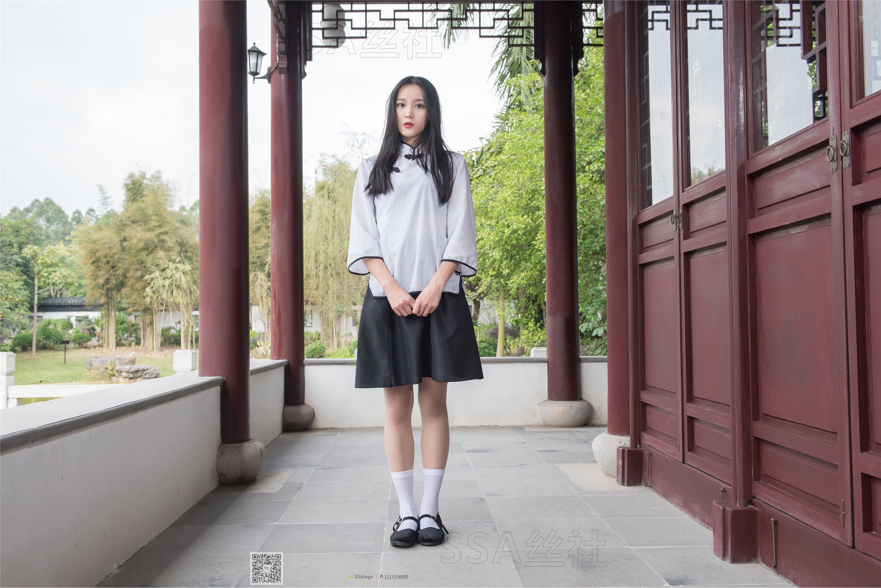 SSA丝社 超清写真 NO.068 君君 民国学妹肉丝白袜